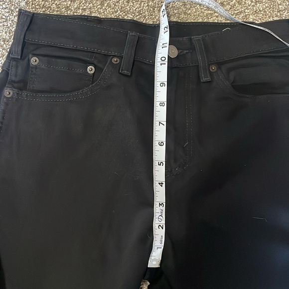 NWT Levi's Jeans Mens Black Western Fit Strong Straight Leg Zip 30x30 - Picture 9 of 10